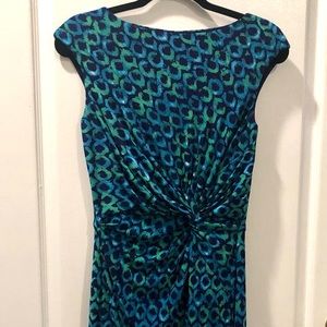 LAUREN Ralph Lauren dress.  Green and blue. size 4